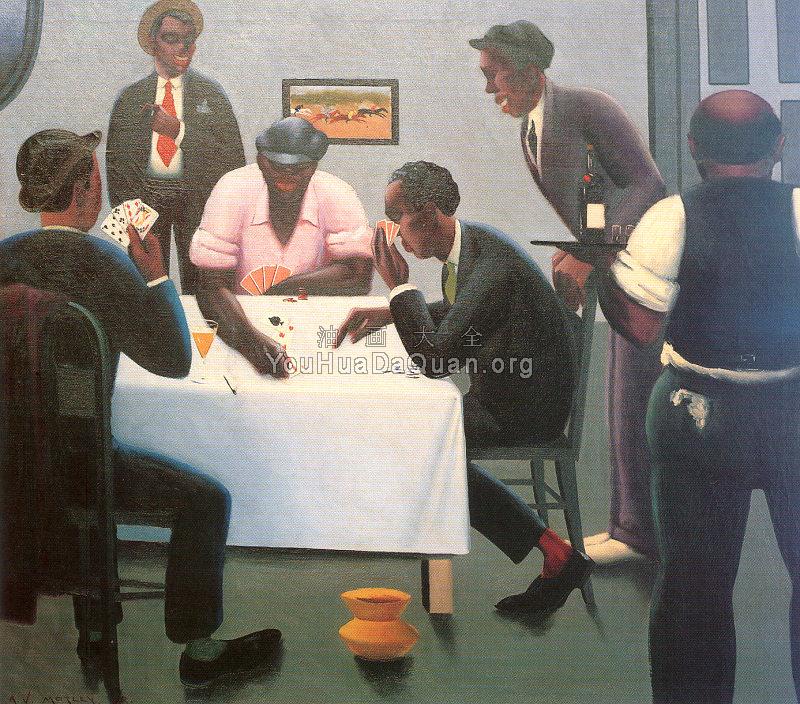 The Boys in the Back Room (Card Players) - 阿基保尔·约翰·莫特利